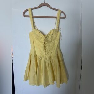 Yellow Oh Polly Mini Dress